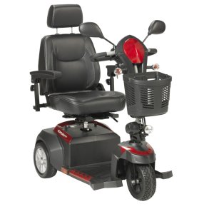 Drive Medical Ventura 3-Wheel Scooter - Supports up to 400 lbs, Pack of 1, VENTURA320CS